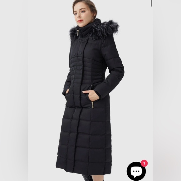 Orolay Long Puffer Down Coat with Fur Hood, Waterproof, Windproof, Warm - Picture 2 of 16